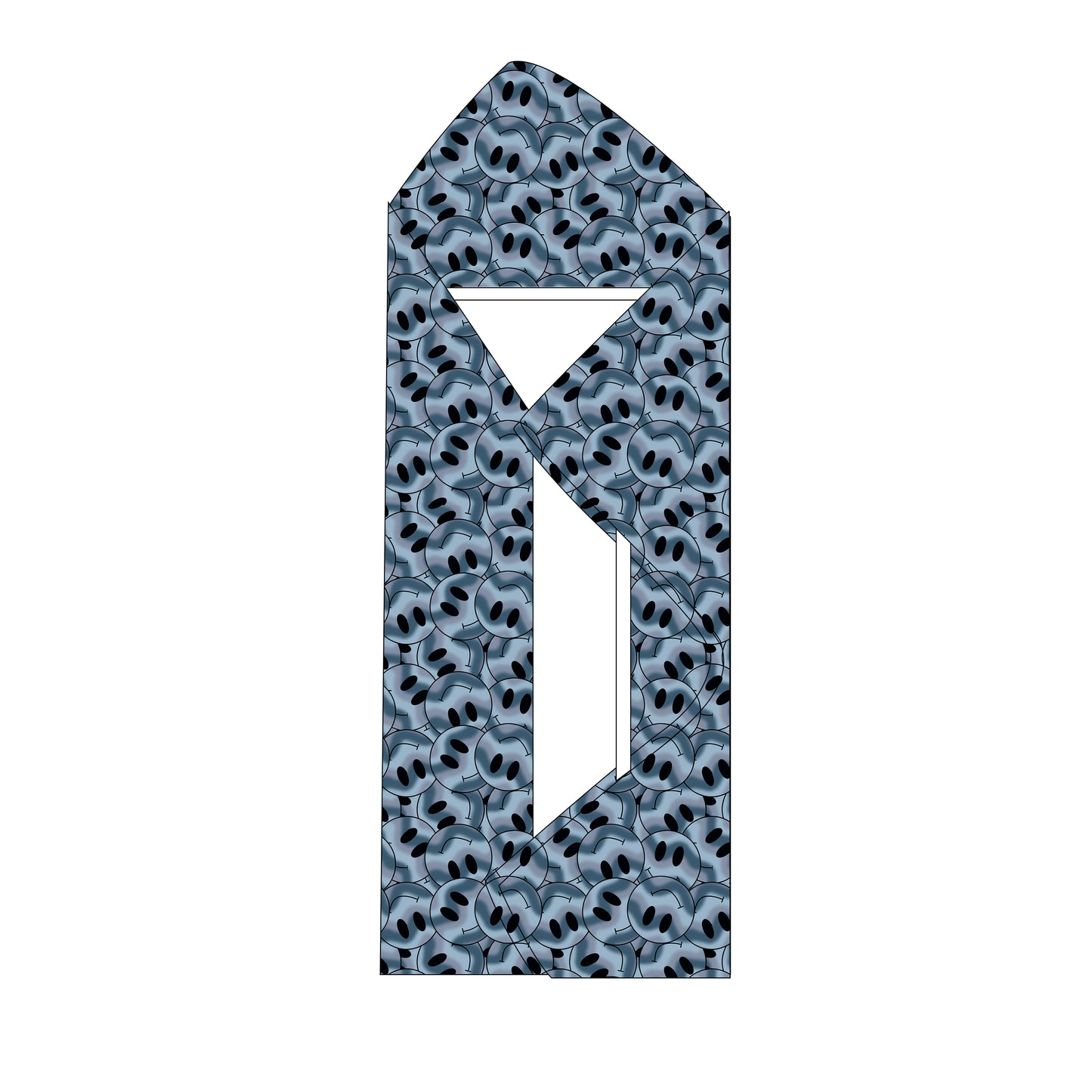 Kids Bamboo Towel - Blue Faces