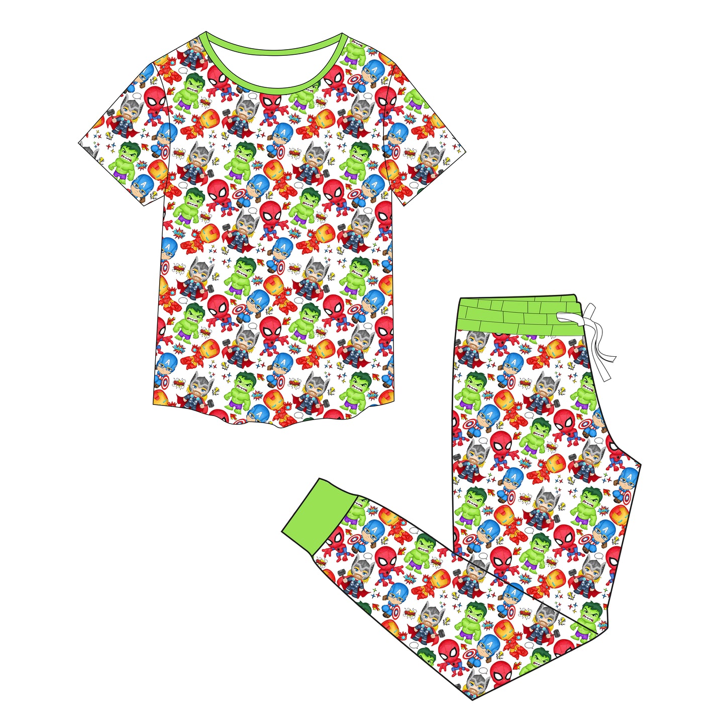 The Heroes Women's Pajama Set