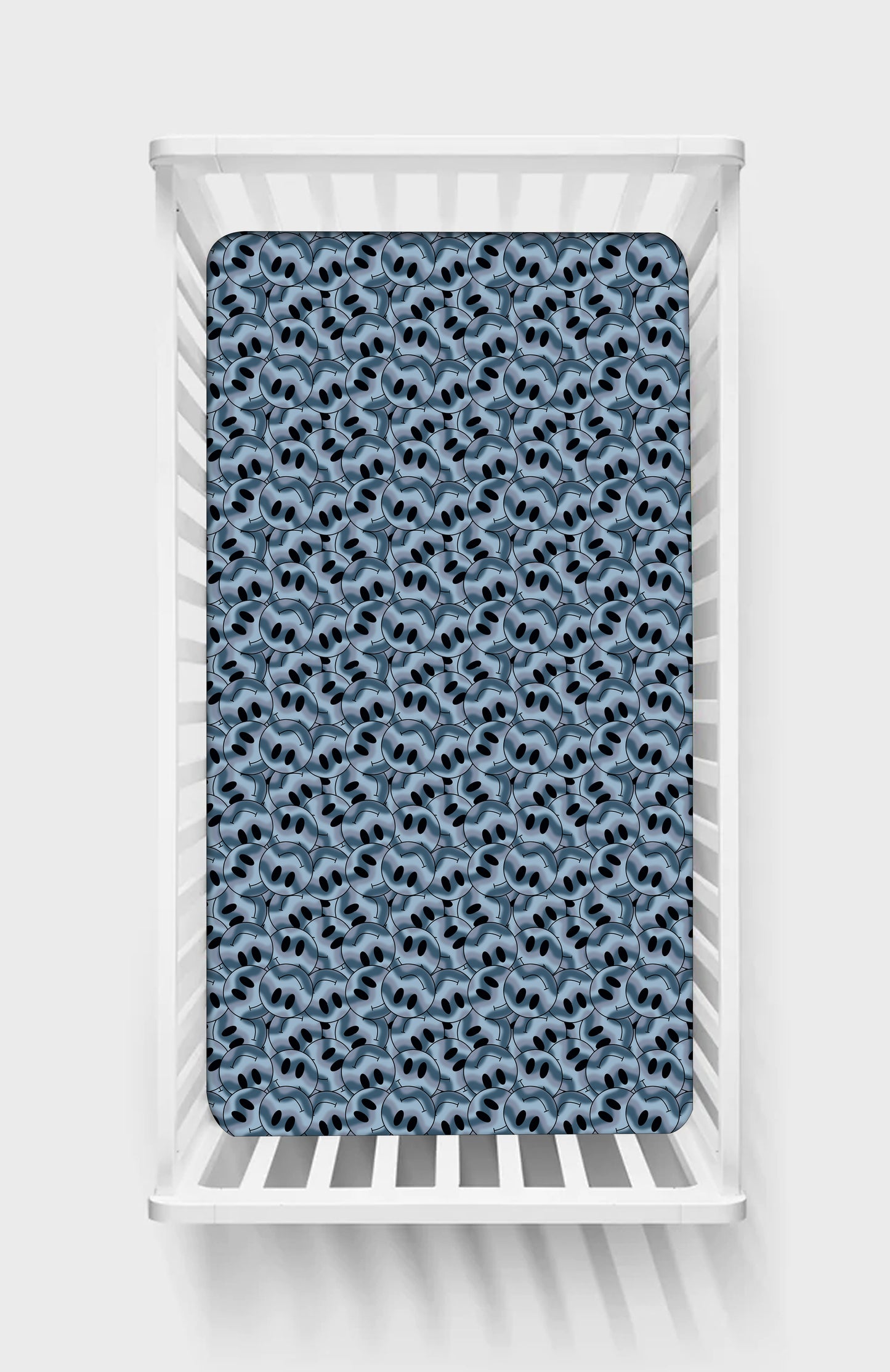 Crib Sheets - Blue Faces