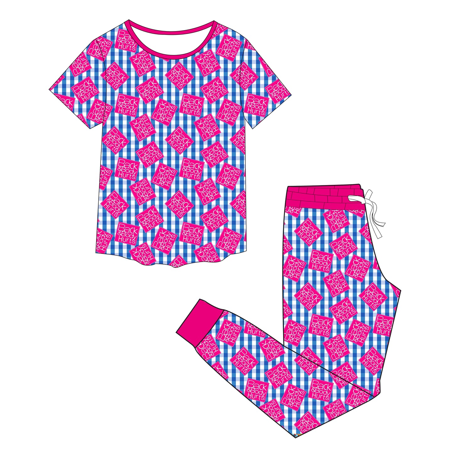 Back & Body Hurts Women's Pajama Set