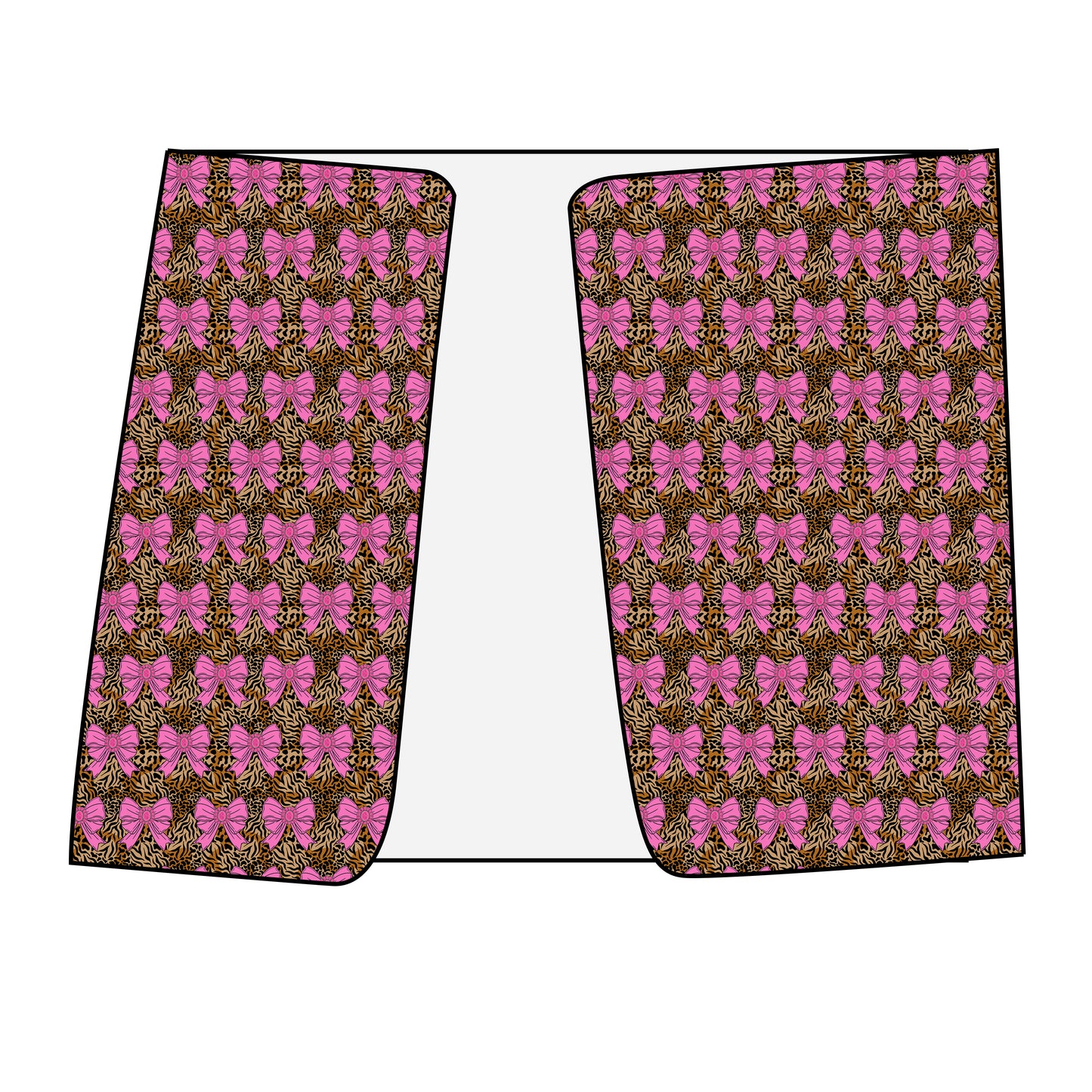 Bougie - Adult Bamboo Towel - Leopard Bows