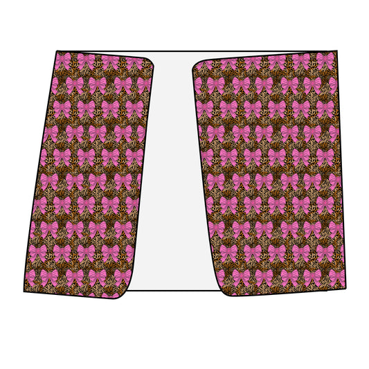 Bougie - Adult Bamboo Towel - Leopard Bows