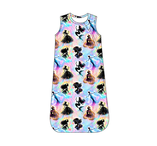 Princess Silhouettes Bamboo Sleep Sack
