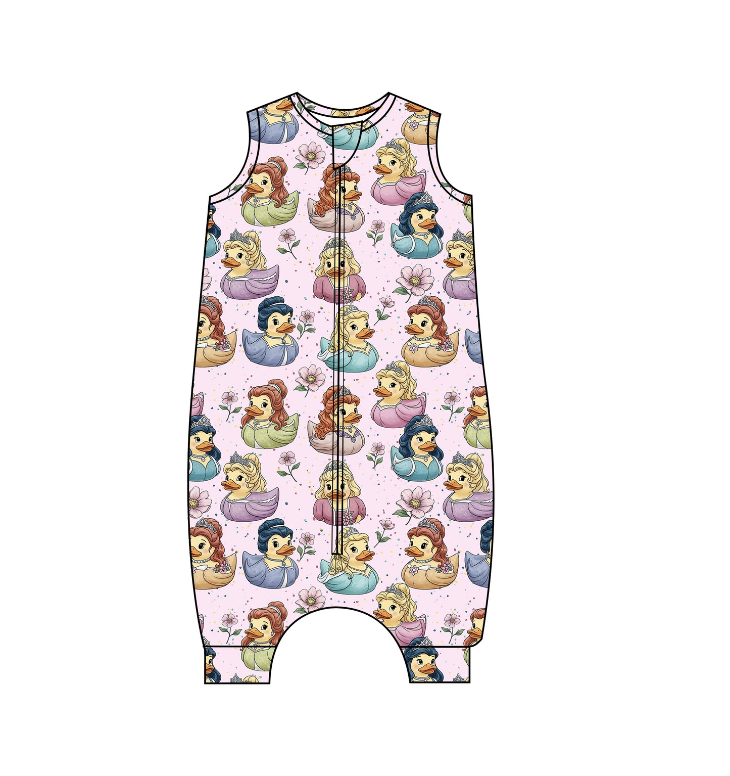 Princess Duckies Bamboo Sleep Sack Walker
