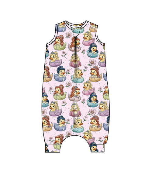 IRREGULAR - Princess Rubber Duckies Sleep Sack Walker