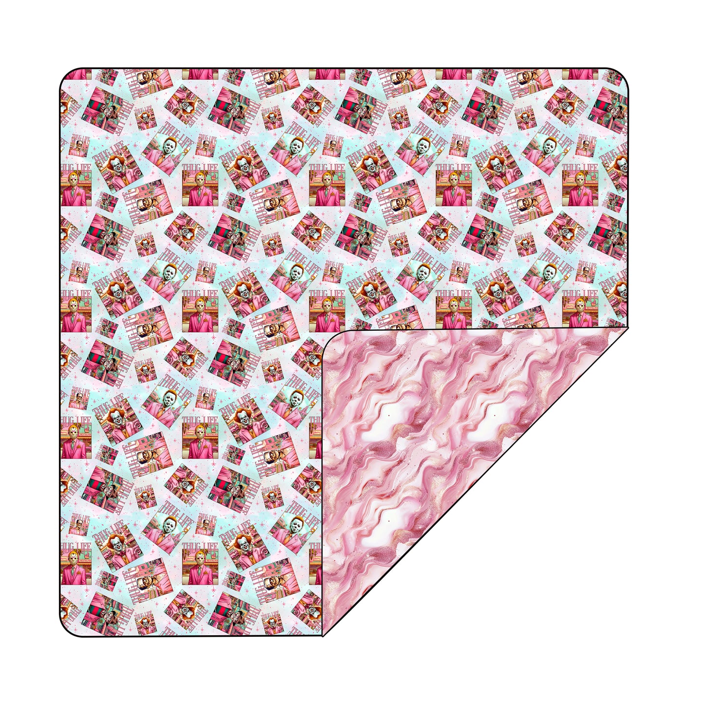 Thug Horror Double Layered Bamboo Blanket