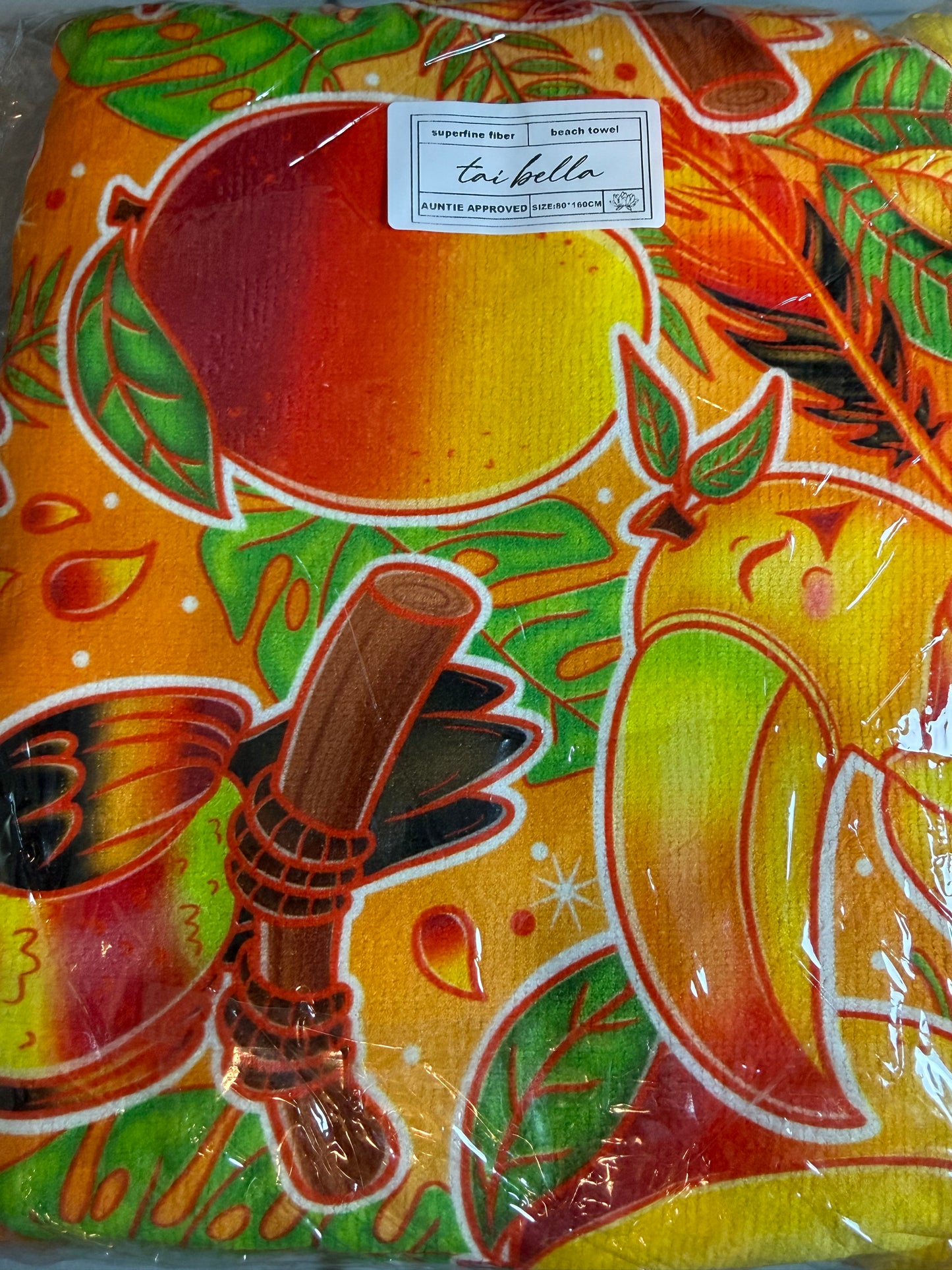 32x63 Superfine Fiber Beach/Pool Towel - Golden Toucan