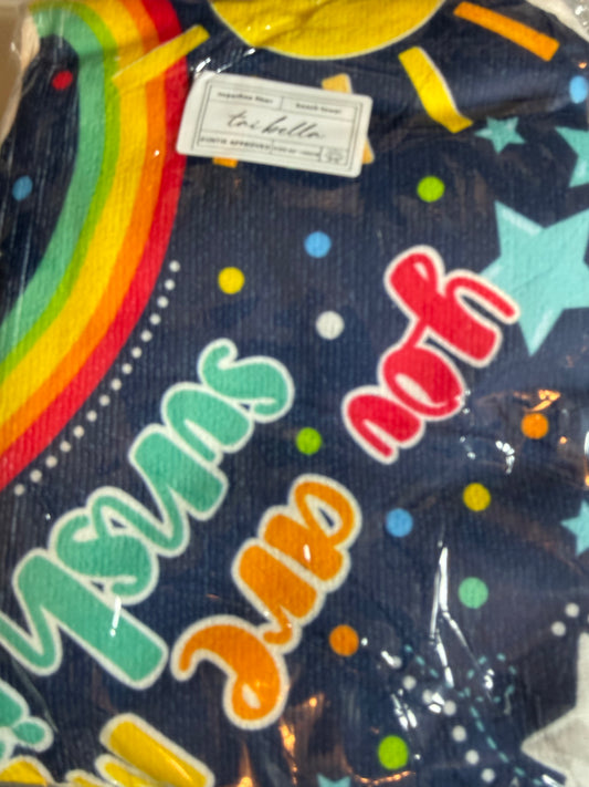 32x63 Superfine Fiber Beach/Pool Towel - You Are My Sunshine